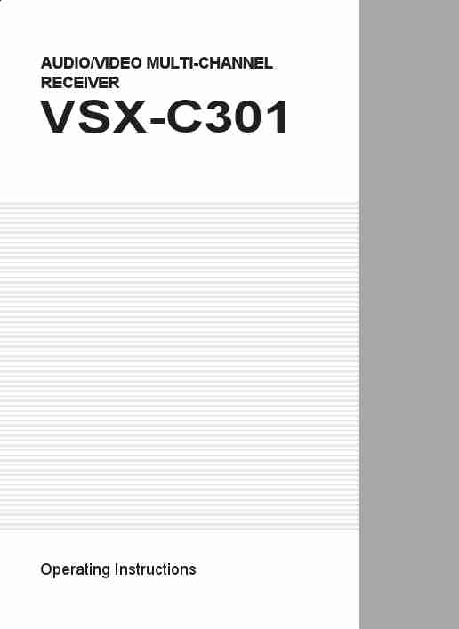 Pioneer Stereo Receiver VSX-C301-page_pdf